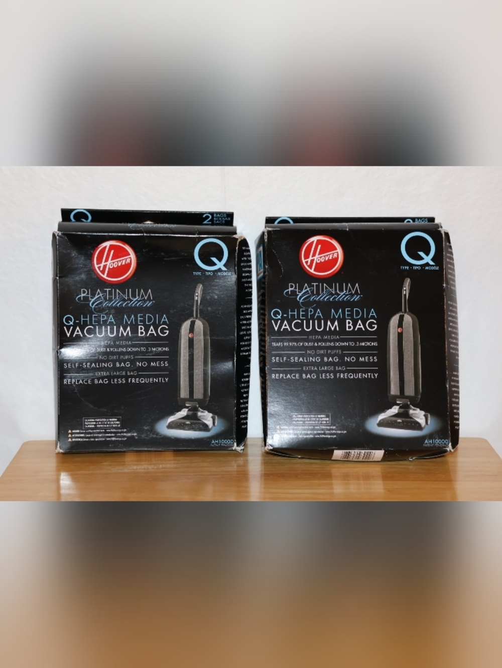 Hoover Genuine Platinum Collection Q-HEPA Media Vacuum Bags - (4) Total.